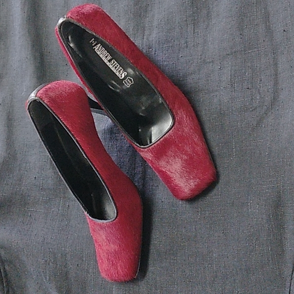 Andrew Stevens red Heels Sz 7 - Picture 6 of 6
